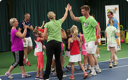 Kim Clijsters High Five